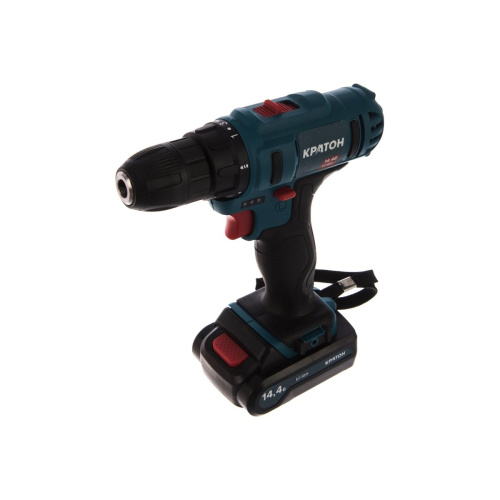 Дрель-шуруповерт КРАТОН CD-14,4-Li-1,5 (3 11 01 055) 1.5Ач, с двумя аккумуляторами