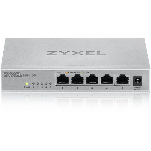 Коммутатор ZyXEL MG-105 (MG-105-ZZ0101F) мультигигабитный