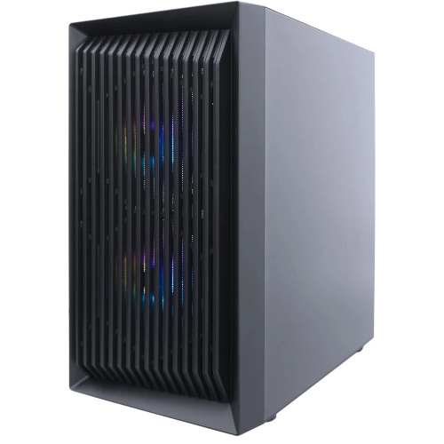 Корпус 1STPLAYER Black.SIR BS-2 ARGB Black (BS-2-BK-3F7) / mATX / 3x120mm ARGB fans