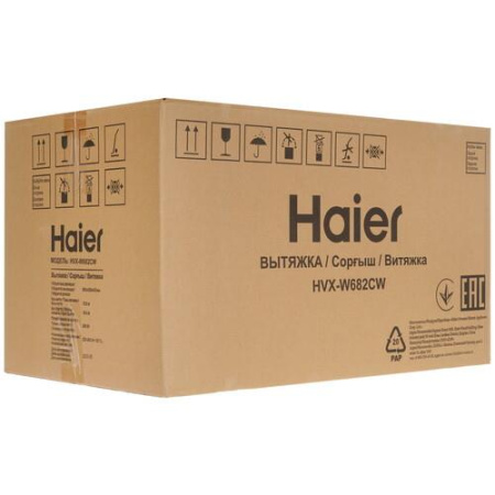 Вытяжка каминная Haier HVX-W682CW белый/белый