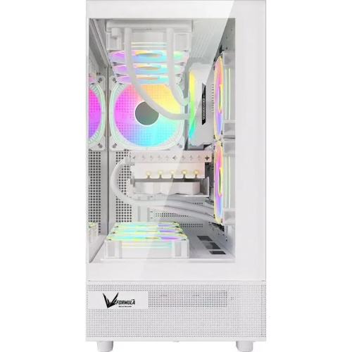 Корпус Formula Crystal Z8 Cosmic (crystal Z8 cos W), Midi-Tower, ATX, без БП, белый