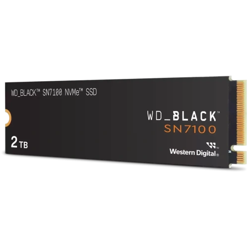 SSD WD Black SN7100 (WDS200T4X0E), 2TB, M.2 2280, PCI-E 3x4, R/W - 7250/6900 MB/s 3D-NAND TLC