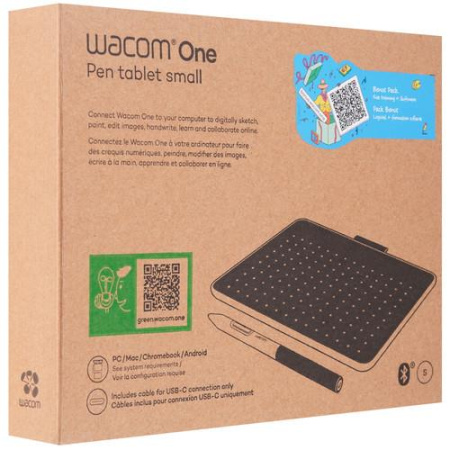 Графический планшет Wacom One S Bluetooth