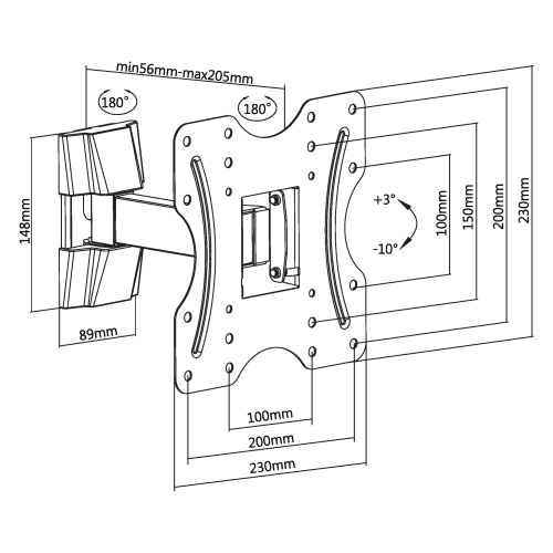 Кронштейн Ultramounts UM 897 черный