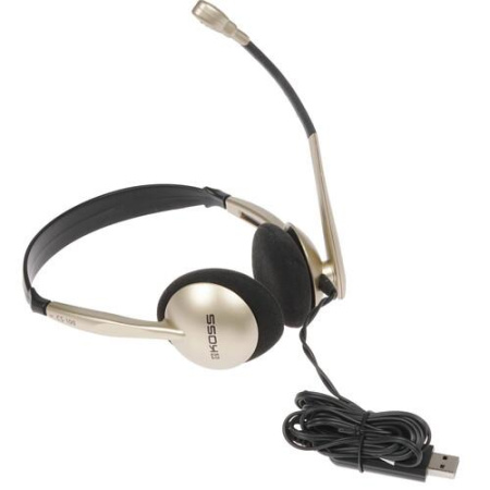 Проводные наушники KOSS CS-100 USB серый
