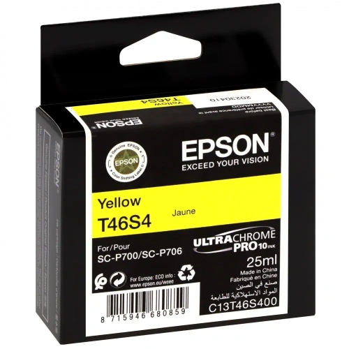 Картридж Epson T46S4 C13T46S400 желтый для SC-P700