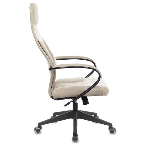 Кресло Бюрократ CH-608Fabric-Beige для руководителя песочный Light-21 крестов. пластик