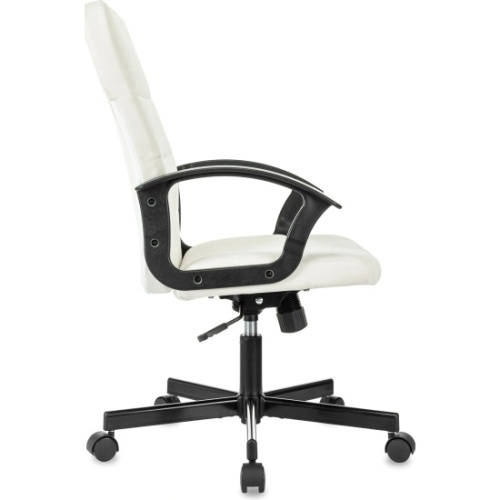 Кресло Бюрократ Triest Fabric-VELV20 молочный Velvet 20 крестов. металл черный