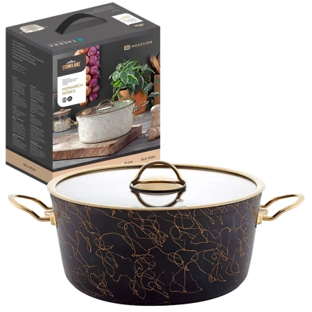 Кастрюля STONELAND SLC-0124BS