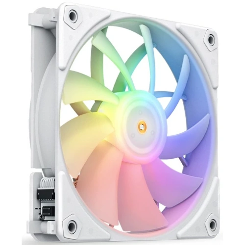Вентилятор JONSBO ZF-120(3 in 1) White 120х120х25мм (ARGB LED, 500-1500об/мин, белый) Retail