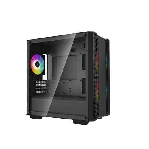 Корпус DeepCool CC360 ARGB (R-CC360-BKAPM3-G-1) (mATX, без БП, 2xUSB, с окном)