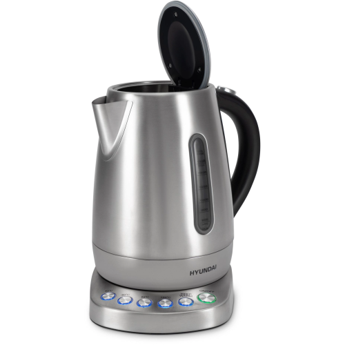 Электрочайник Hyundai HYK-S7770 серебристый/черный