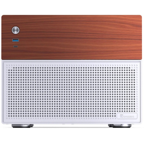 Корпус JONSBO N4 White без БП, mini-ITX, SFX, белый