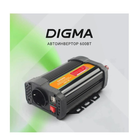 Автоинвертор Digma AI600-12W