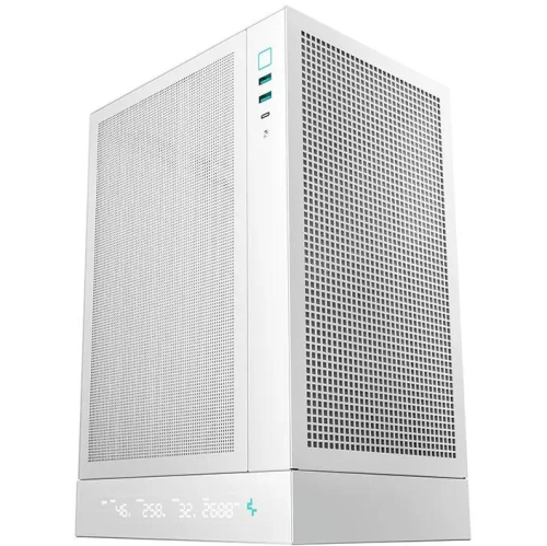 Корпус Deepcool CH170 Digital (R-CH170-WHNPI0D-G-1) белый без БП mATX 1x120mm 1xUSB2.0 1xUSB3.0 audio bott PSU