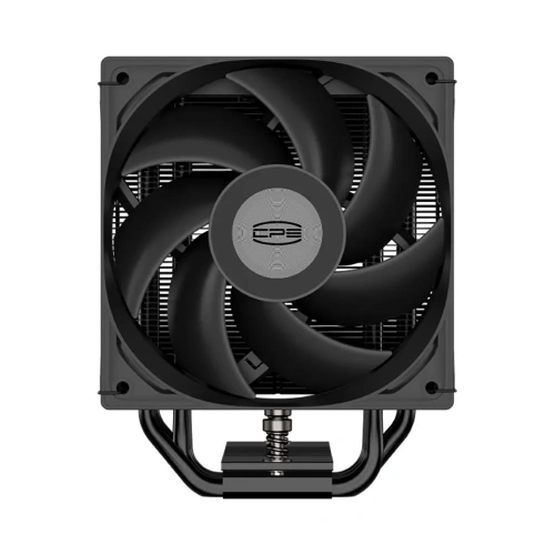 Кулер PcCooler RT500 Digital BK (240W, 4-pin PWM, LED temp., 152mm, Al/Cu, 5x6mm, 1x120mm, 73.32CFM, 34.9dBA, 2200RPM)