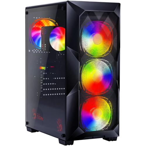ПК Bloody BD-PC RB55C1 (2107186) MT Ryzen 5 5600X (3.7) 32Gb SSD1Tb RTX4060 8Gb Windows 11 Home GbitEth 500W черный (RUS)