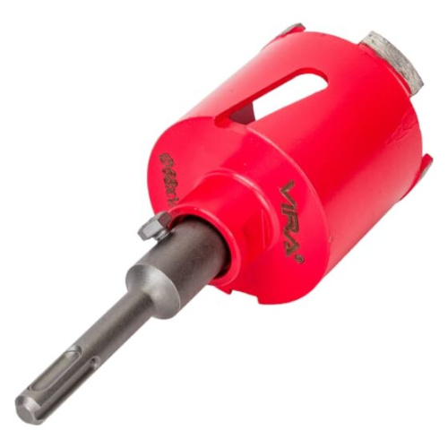 Коронка алмазная по бетону для подрозетников VIRA 559224 68 мм