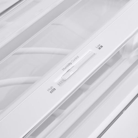 Холодильник с морозильником MAUNFELD MFF185NFS серебристый
