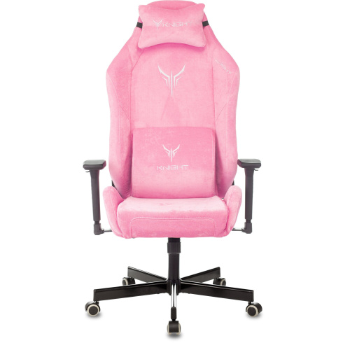 Кресло Knight N1 Pink Fabric Velvet 36 розовый