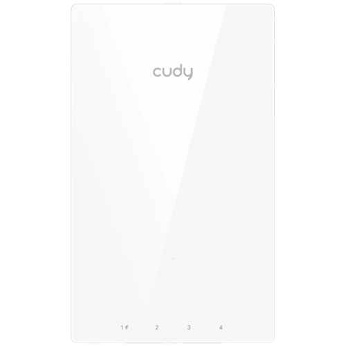 Точка доступа Cudy AP1300 Wall встраиваемая в стену гигабитная Wi-Fi AC1200, 2,4/5ГГц, до 1167Мбит/с, 5х1Гбит/с