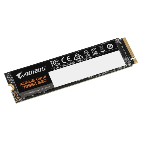 SSD Gigabyte Aorus 7000E (AG470E4TB) M.2 2280 4TB PCIe Gen4x4 with NVMe, 7100/6500, MTBF 1.6M, 3D TLC NAND, 3000TBW, 0,41DWPD