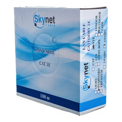 Витая пара SkyNet CSL-FTP-4-CU-OUT/100 FTP черный