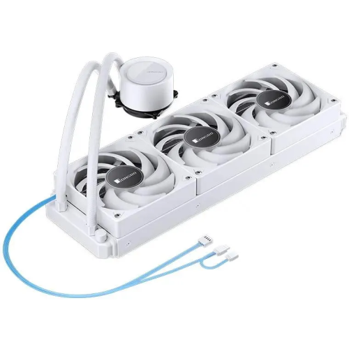 СВО JONSBO TG-360 White (300W, 360mm, ARGB/ Fans 3x120mm, 66.19CFM, 35.4dBA, 1800RPM)