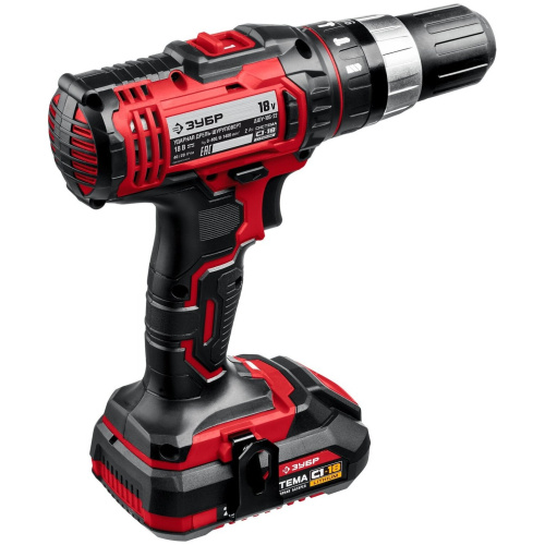 Дрель-шуруповерт ударная ЗУБР ДШУ-185-22