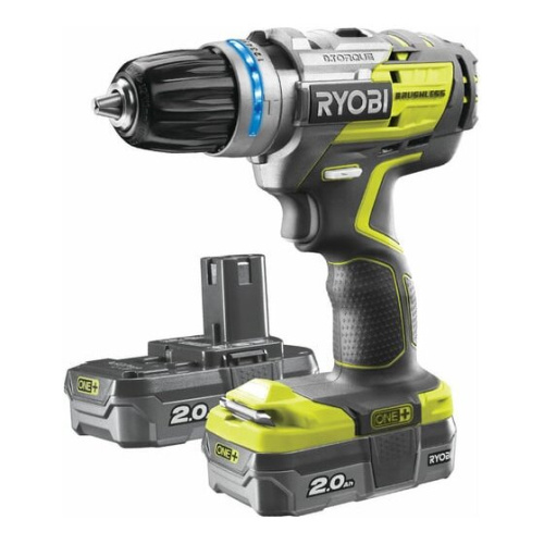 Дрель-шуруповёрт Ryobi ONE+ R18PDBL-220S (5133003436) ударная 2АКБ+ЗУ