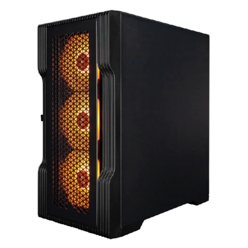 Корпус 1STPLAYER Trilobite T3 ARGB Black (T3-BK-4F7) / mATX / 4x120mm ARGB fans