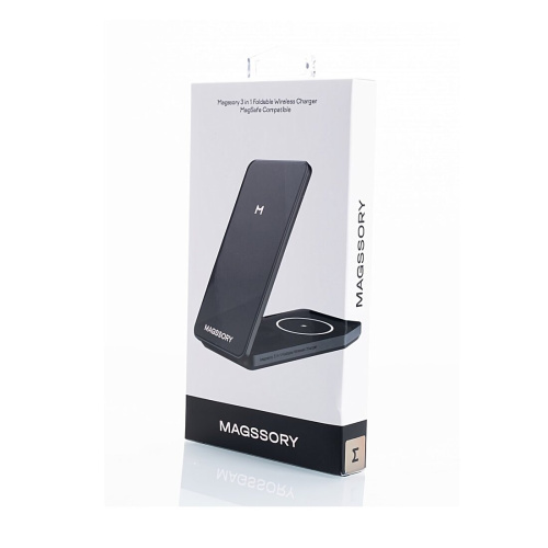 Беспроводное зарядное устройство Magssory Flip WCH014b Anthracite
