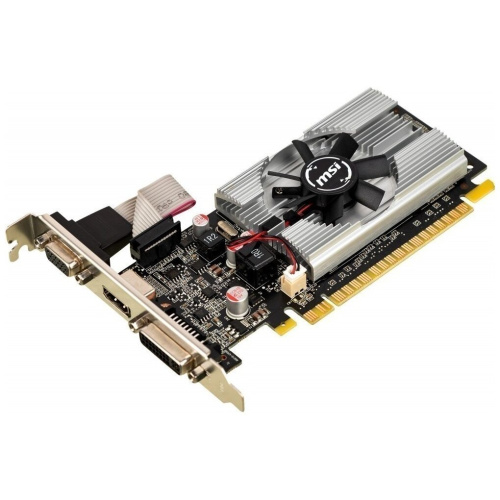Видеокарта MSI GeForce 210 N210-1GD3/LP PCI-E 1024Mb 64 DDR3 460/800 DVIx1/CRTx1 Ret