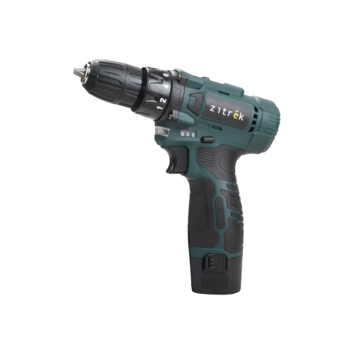 Дрель-шуруповерт Zitrek Green 12V Plus (085-1014) аккумуляторная с АКБ и з/у