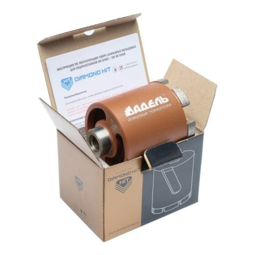 Сверло алмазное для подрозетников АдельDH-DE400 72/65 M16R6LSP (ДУУ00005755)