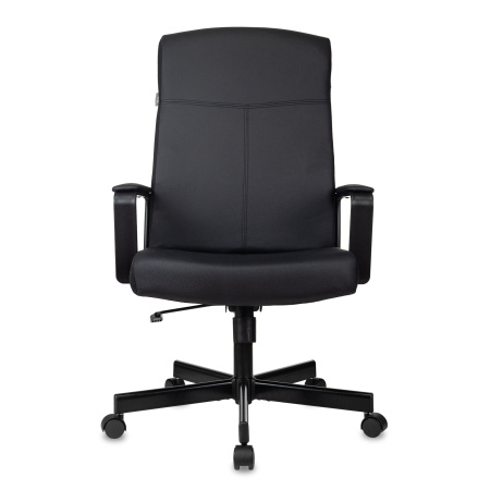 Кресло Бюрократ Dominus-BL искусств. кожа черный