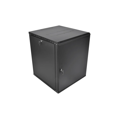 Шкаф коммутационный ЦМО ШРН-Эконом ШРН-Э-12.350.1-9005 настенный 12U 600x350мм черный