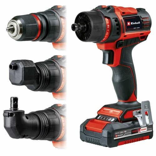 Дрель-шуруповерт EINHELL PXC TE-CD 18/45 3X-Li (4513990) с одним АКБ 2Ач
