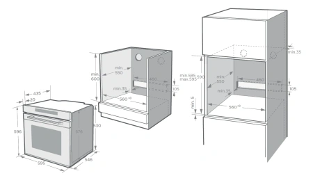 Духовой шкаф Weissgauff EOM 991 SB