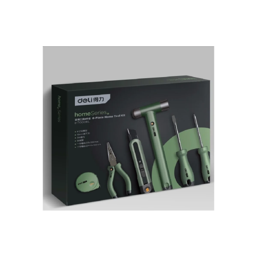 Набор инструментов Deli Home Series Green HT0006L 6 предметов