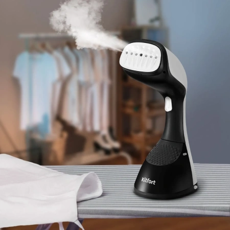 Отпариватель KitFort КТ-9250 черный/белый