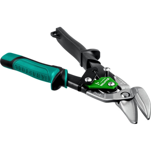 Ножницы по металлу KRAFTOOL Alligator 2328-OL Левые усиленные, с выносом, 250мм