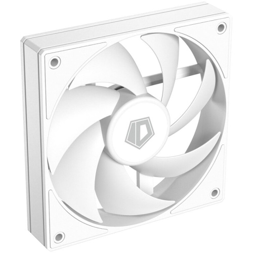 Вентилятор ID-COOLING AF-125-W Trio (3 in 1) 120x120x25мм (PWM, резиновые углы, белый, 500-2000об/мин) Box