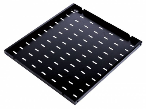 Полка стационарная ЦМО СВ-100-9005 черный нагр.45кг 19" 1000мм (1шт)