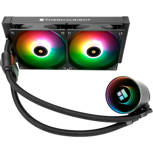 СВО Thermalright Frozen Notte 240 Black Argb V2 (F-Notte-240-BL-ARGB-V2) 240mm, Fans 2x120mm, 72.37CFM, 27.7dBA, 2000RPM