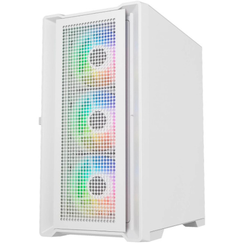 Корпус Powercase Alisio Micro X4W V2 (CAMCXW-A4), Tempered Glass, 4х 120mm ARGB fans, ARGB HUB, белый, mATX