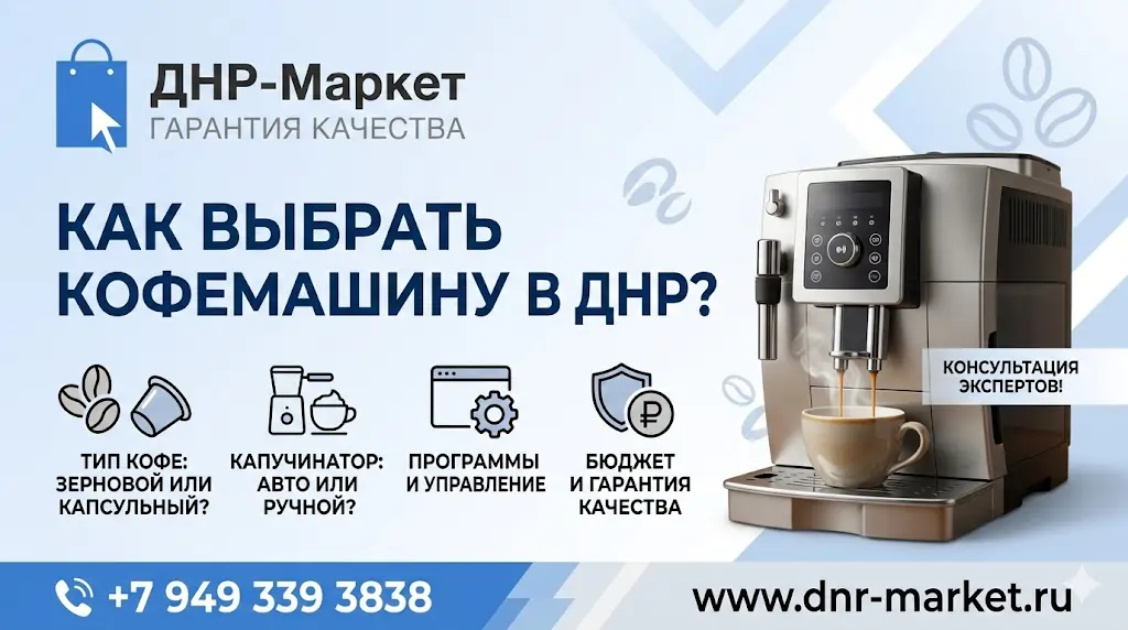 Кофемашины в Донецке ДНР