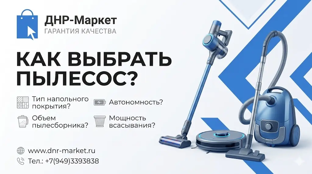 Пылесосы в ДНР и Донецке